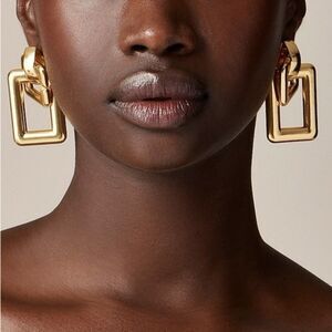 NWT - J. Crew Gold Statement Earrings